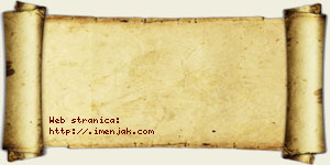 Žanka Mladenović vizit kartica